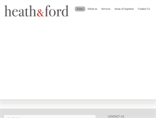 Tablet Screenshot of heathford.com.au